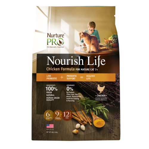 Nurture Pro Nourish Life Chicken Formula for Mature Cat 7+ 1.8kg